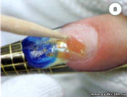 наращивание ногтей гелем обучение